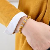 Klassieke Natuurlijke Jaspis Vrouwen Armband [Sterling Zilver]