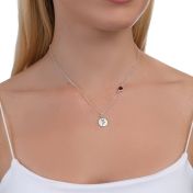 BE STRONG - Sterling Silver Necklace with Swarovski® Crystal