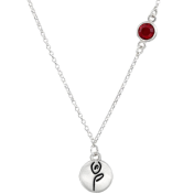 BE STRONG - Sterling Silver Necklace with Swarovski® Crystal