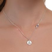 JUST BE - Sterling Silver Necklace with Swarovski® Crystal