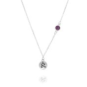 JUST BE - Sterling Silver Necklace with Swarovski® Crystal