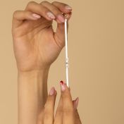 Bracelet Maille Silhouette avec Initiale [Argent 925]