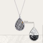 Cherished Spot Silhouette Map Necklace