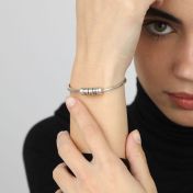 Tied Together Personalized Bangle [Sterling Silver]