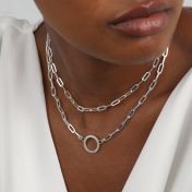 Collier Mon Ancre avec Prénoms [Argent 925]