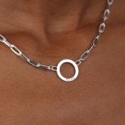 Collier Mon Ancre avec Prénoms [Argent 925]