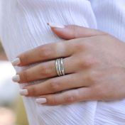 Anello Serenità con Cristalli [Argento 925]