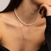 Mother’s Bloom Birthstone Necklace [18K Gold Plated]