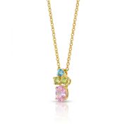 Mother’s Bloom Birthstone Necklace [18K Gold Plated]