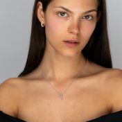 Mother’s Bloom Birthstone Necklace [Silver]
