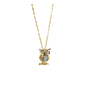 Wisdom Owl Necklace [18K Gold]