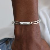 Bracelet Arya avec Prénoms [Argent 925]