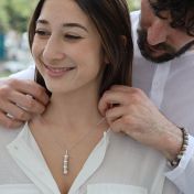 Collar Personalizado de Perlas [Plata de Ley]