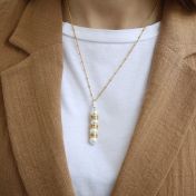 Collana in Perla con Nome [Placcata Oro 18kt]