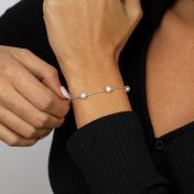 Pearl Bloom Bracelet [Sterling Silver]