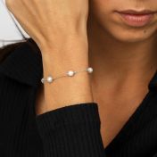 Pearl Bloom Bracelet [Sterling Silver]