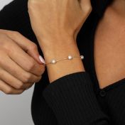 Pearl Bloom Bracelet [18K Gold Vermeil]