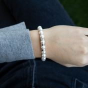 Bracciale Classico da Donna in Perla [Argento 925]