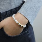 Pearl Name Bracelet [Gold Plated]