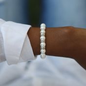 Pearl Name Bracelet [Sterling Silver]