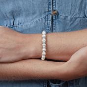 Pearl Name Bracelet [Sterling Silver]
