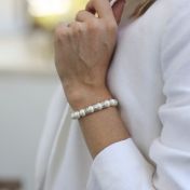 Pearl Name Bracelet [Sterling Silver]