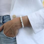 Pearl Name Bracelet [Sterling Silver]