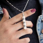Collar Personalizado de Perlas [Plata de Ley]