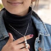 Collar Personalizado de Perlas [Plata de Ley]