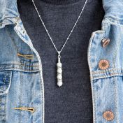 Collar Personalizado de Perlas [Plata de Ley]