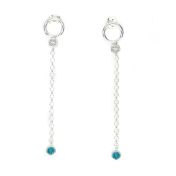 Pendientes Gema Personal [Plata de Ley]