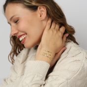 Bracelet Pierre de Naissance Étoiles Enchantées [Plaqué Or 18ct]