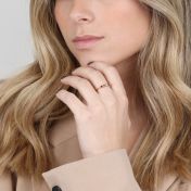 Anillo Amor de Madre [Bañado en Oro Rosa de 18K]