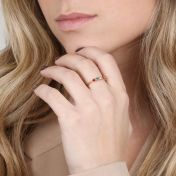 Anillo Amor de Madre [Bañado en Oro Rosa de 18K]