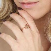 Anello Amore di Mamma - Triplo Amore [Placcato Oro 18kt]