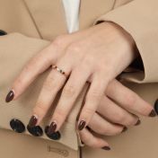 Anillo Amor de Madre [Bañado en Oro Rosa de 18K]