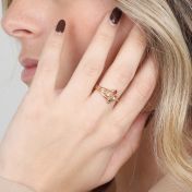 Anello Amore di Mamma - Triplo Amore [Placcato Oro 18kt]