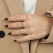 Anillo Amor de Madre [Bañado en Oro Rosa de 18K]