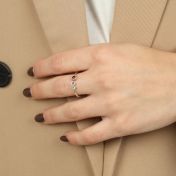 Mutterliebe Ring mit Geburtssteinen [Sterlingsilber]