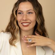 Dazzling Love Map Necklace [Sterling Silver]