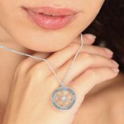 Collana Personalizzata con Fiocco di Neve [Argento 925]