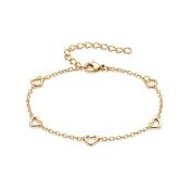 Petite Heart Bracelet [Gold Plated]