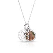 Blossom Photo Necklace [Sterling Silver]