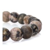 Pink Jasper Women Name Bracelet [Sterling Silver]