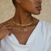 Mijn Anker Naam Ketting [18K Goud Verguld]