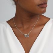 Collar de Piedras de Nacimiento Amor Precioso [Plata de Ley]