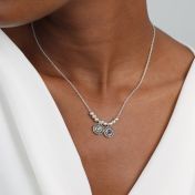 Collar de Piedras de Nacimiento Amor Precioso [Plata de Ley]