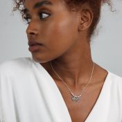 Collar de Piedras de Nacimiento Amor Precioso [Plata de Ley]
