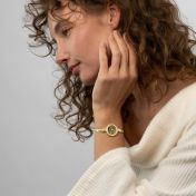 Precious Spot Silhouette Map Bracelet with Diamonds [18K Gold Vermeil]