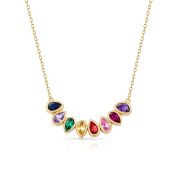 Rainbow Arc Necklace [18K Gold Plated]